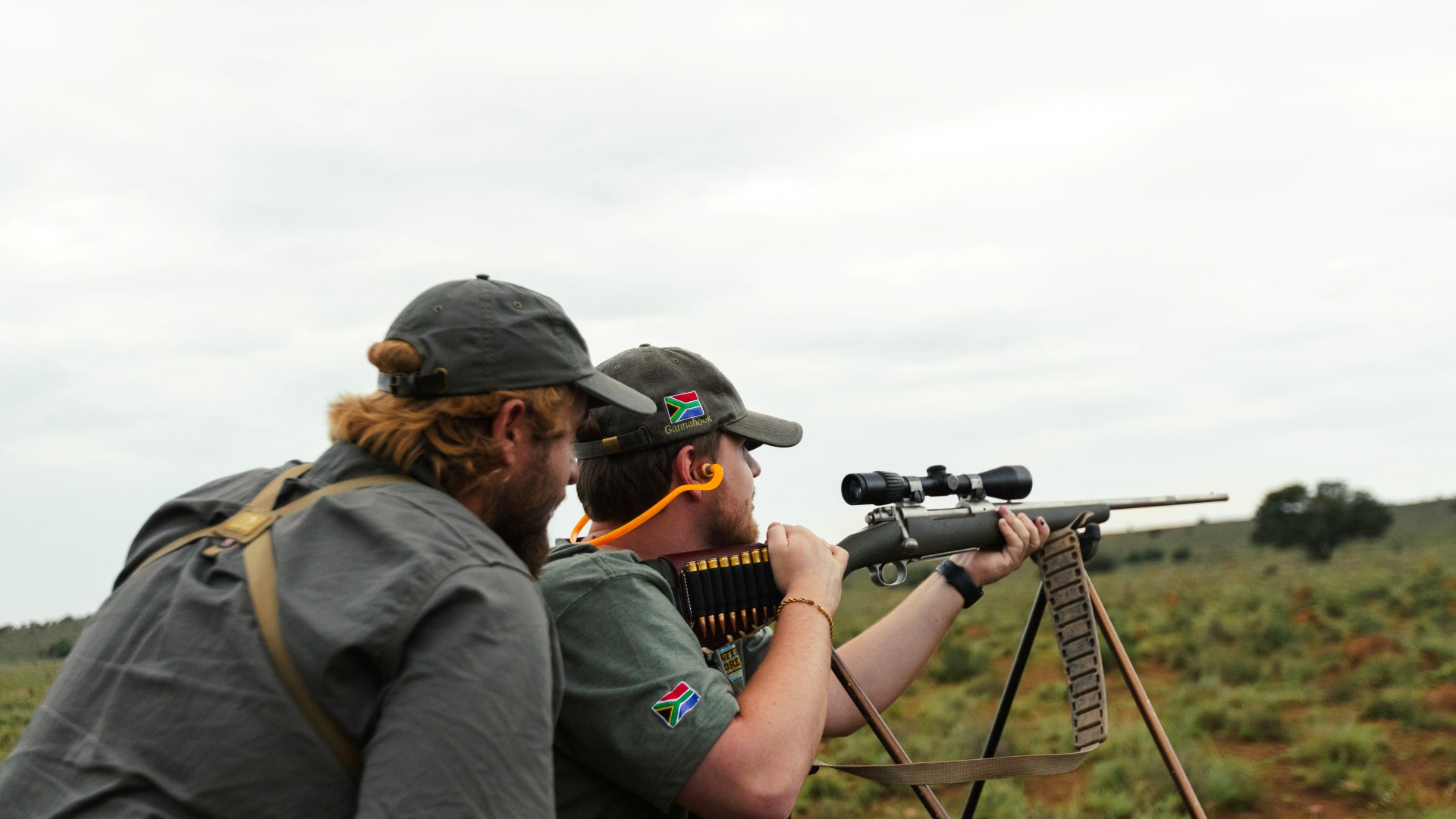 hunting with a professional hunter at ekhaya